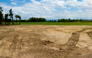 a Reuben sandwich on wax paper.
